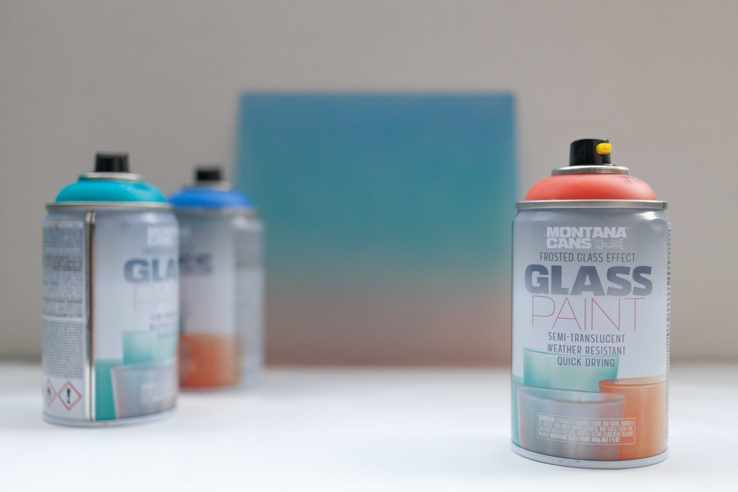 Frosted Glass Effect – Testing the new Montana Glass Paint