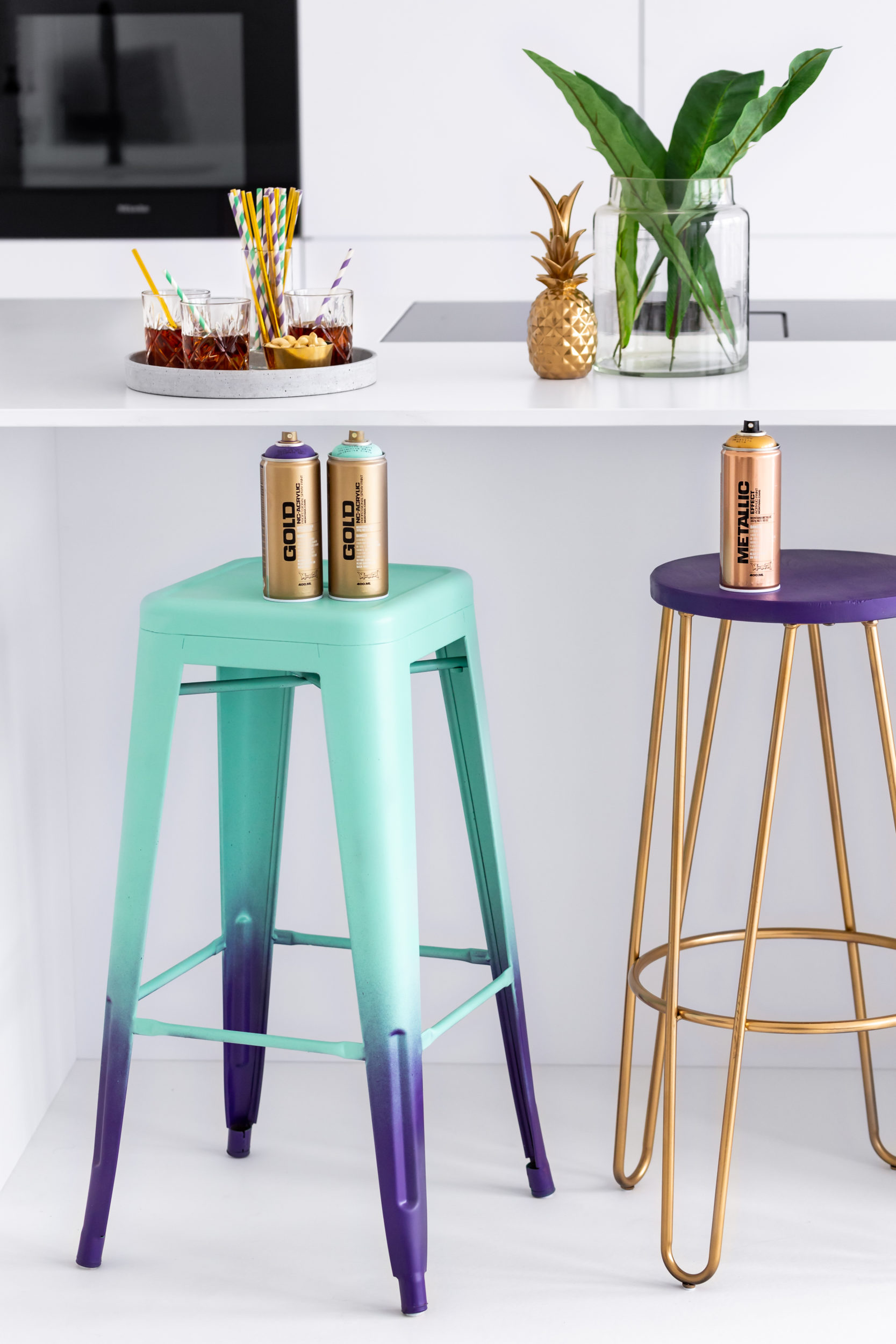 Gradient Bar Stools Taking a seat in style