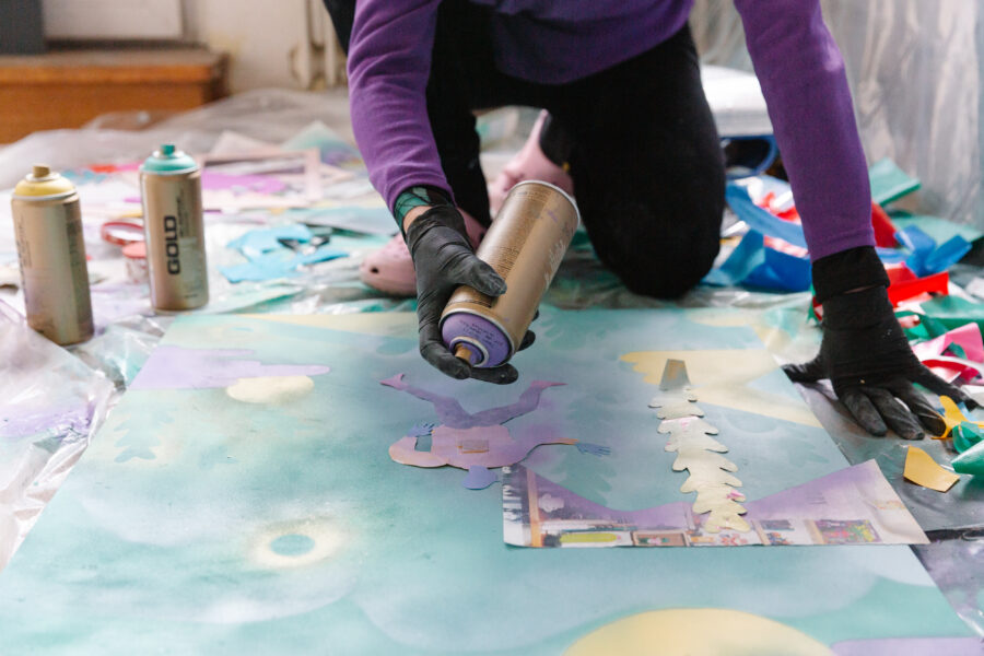 allspraypainted meets Nadine Kolodziey