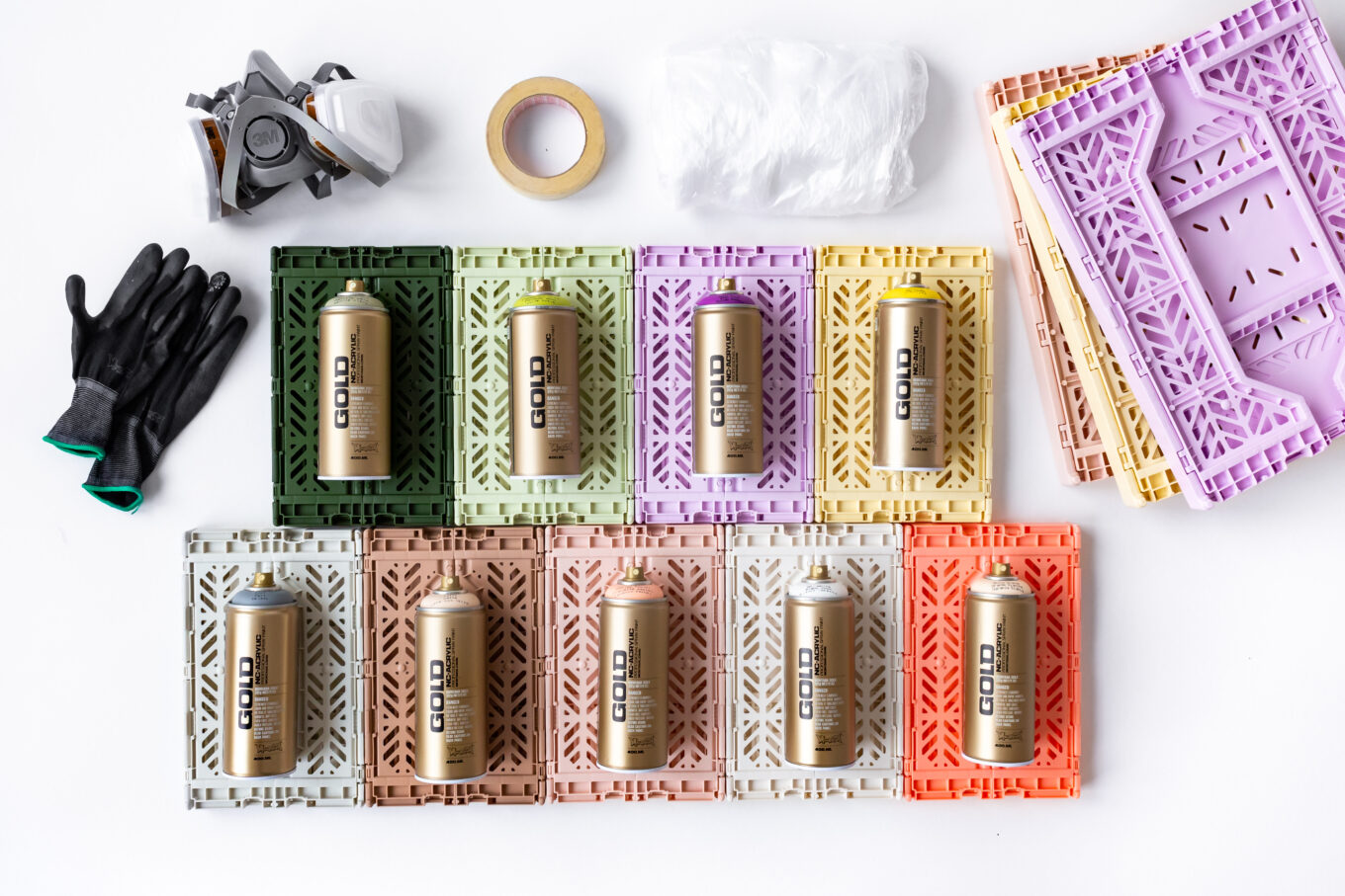 Colorblock Storage Boxes – The key to simplicity is color