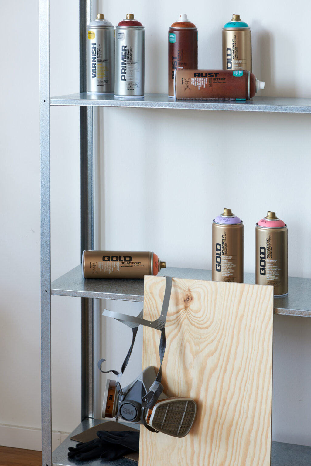 RUST Effect and Color Shelving A new look for metal shelves