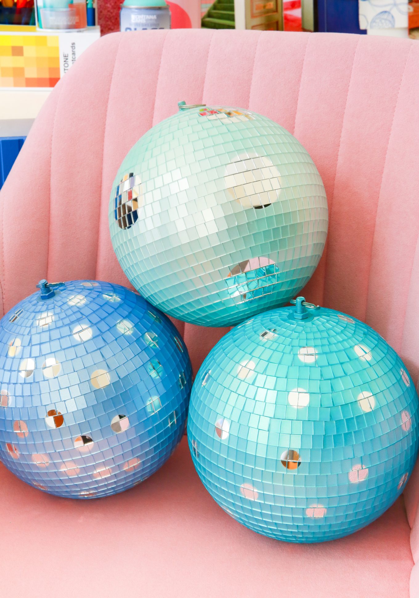 Glass Paint Disco Balls Getting your boogie on at home