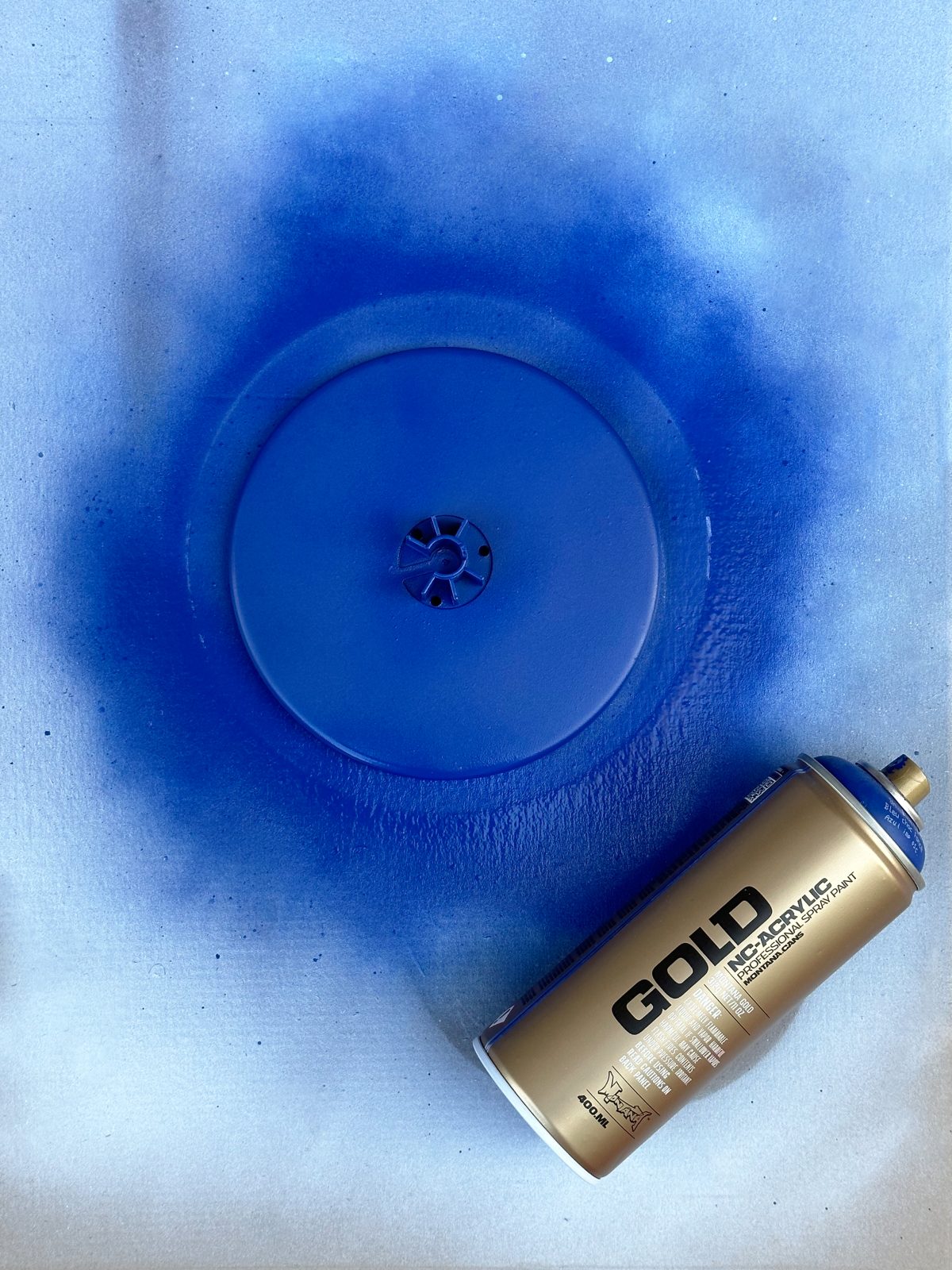 Montana Gold Spray Paint Shock Blue Dark