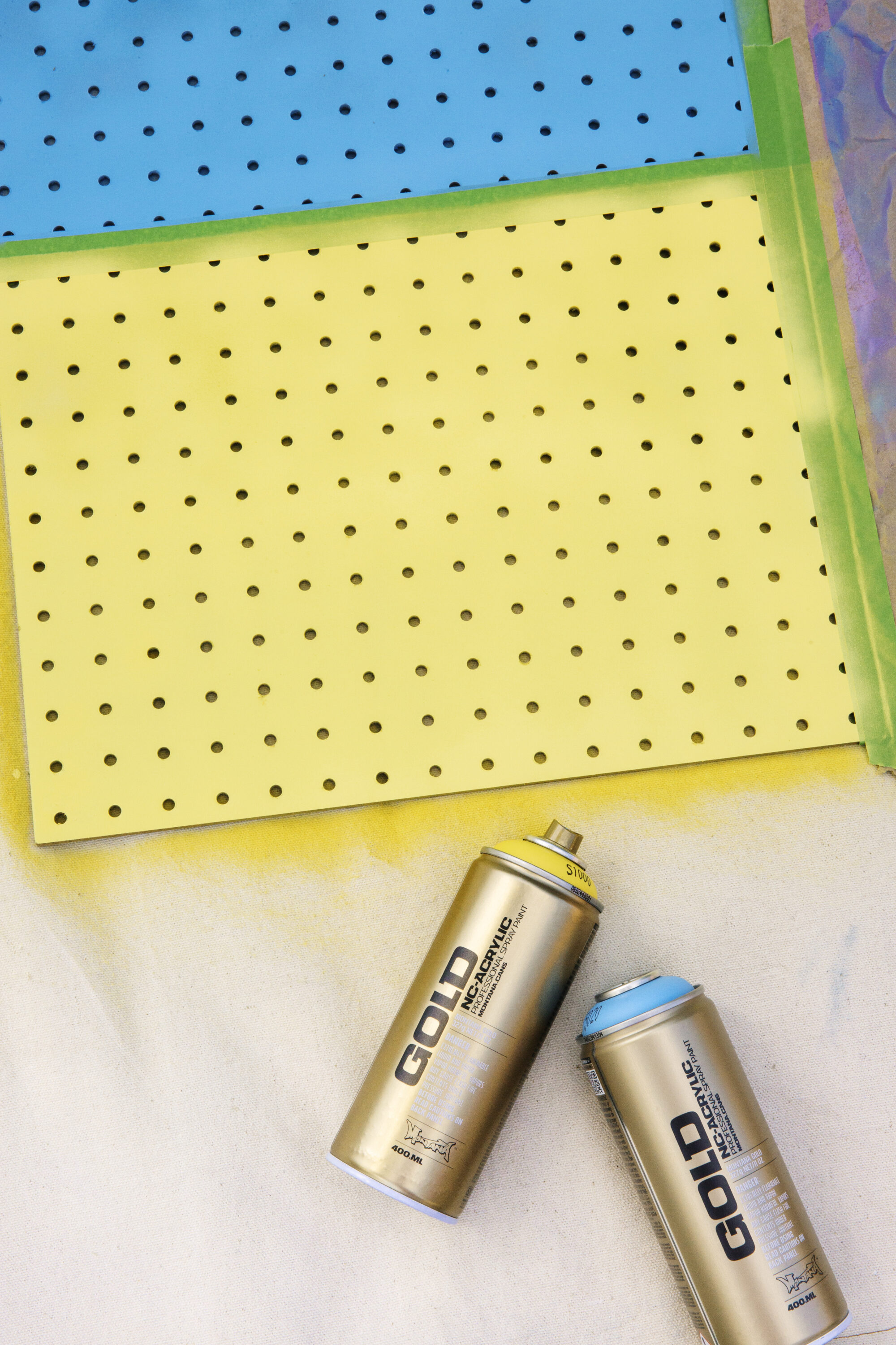 Colorful Pegboard Shelves – Colorful and Functional Wall Storage